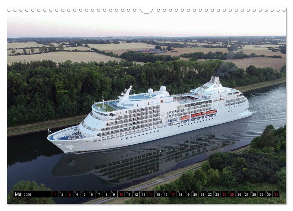 100 Meter über Grund - Am Nord-Ostsee-Kanal (CALVENDO Wandkalender 2026)