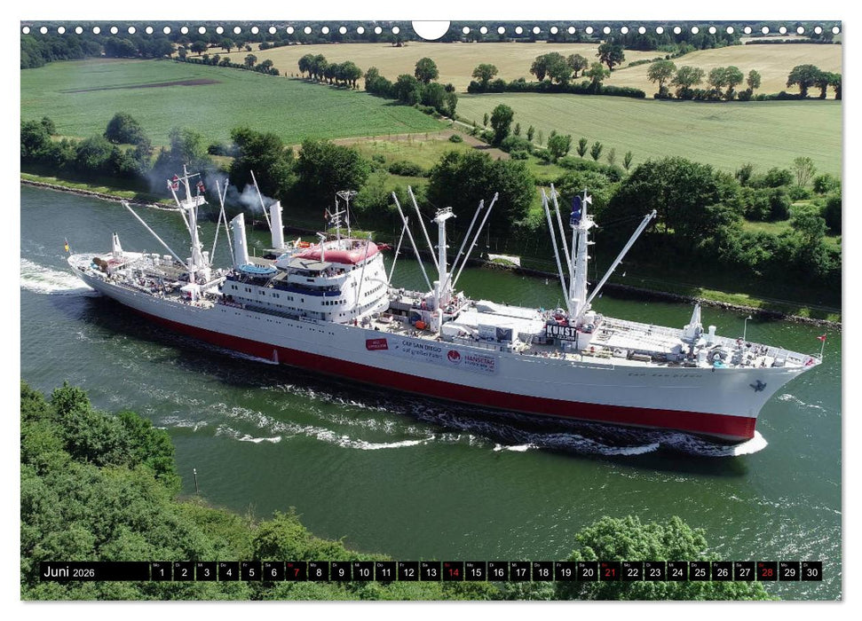 100 Meter über Grund - Am Nord-Ostsee-Kanal (CALVENDO Wandkalender 2026)