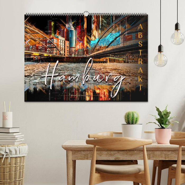 Hamburg abstrakt (CALVENDO Wandkalender 2026)