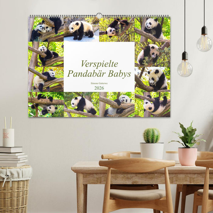 Pandabär Babys (CALVENDO Wandkalender 2026)