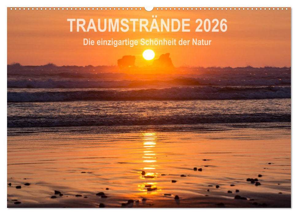 Kalender Traumstrände 2026 (CALVENDO Wandkalender 2026)