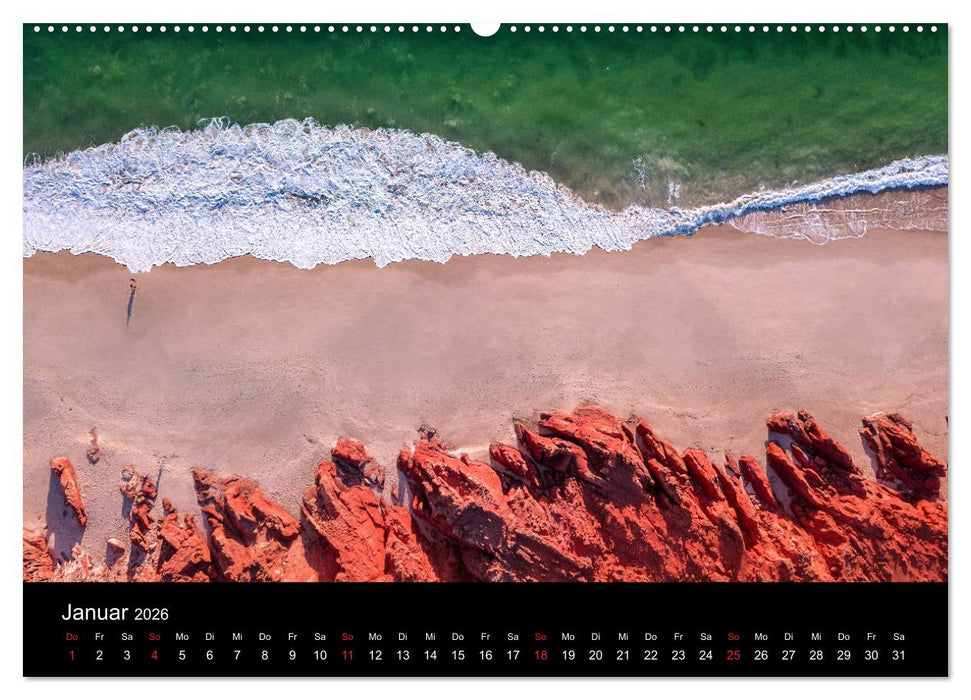 Australien 2026 Kimberley aus der Vogelperspektive (CALVENDO Wandkalender 2026)