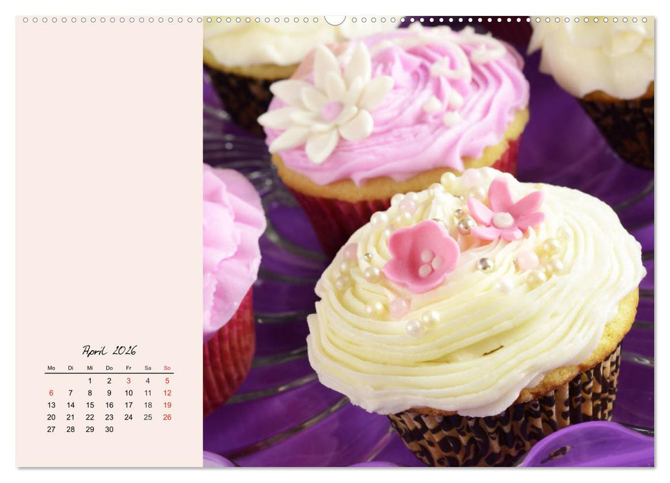 Bunte Torten und Cremen. Ein leckerer Augenschmaus (CALVENDO Wandkalender 2026)
