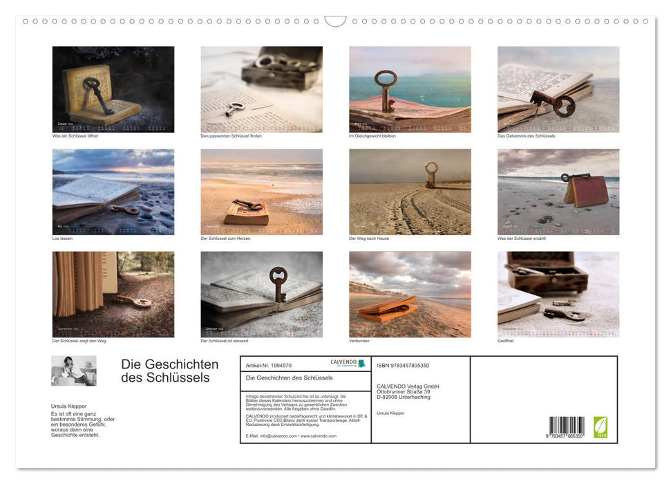 Die Geschichten des Schlüssels (CALVENDO Wandkalender 2026)