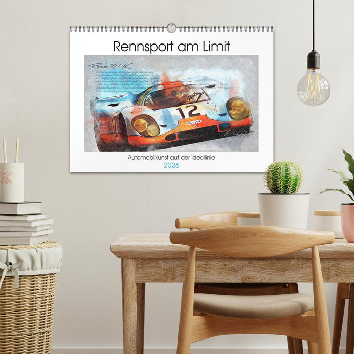 Rennsport am Limit (CALVENDO Wandkalender 2026)