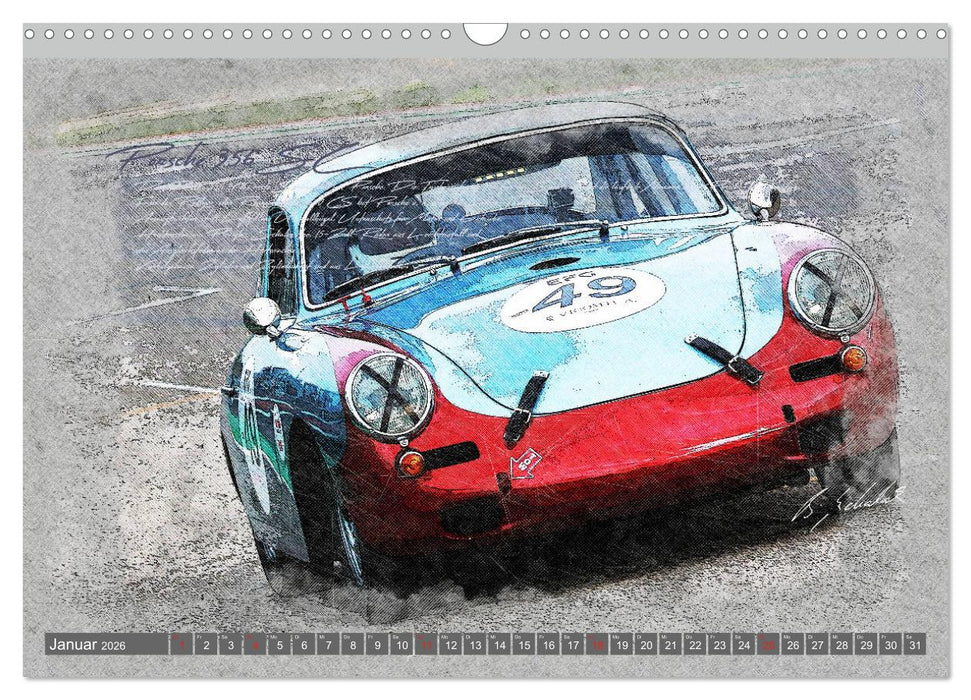 Rennsport am Limit (CALVENDO Wandkalender 2026)