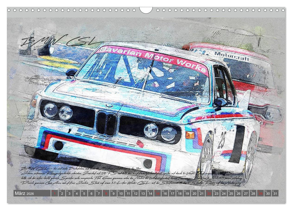 Rennsport am Limit (CALVENDO Wandkalender 2026)