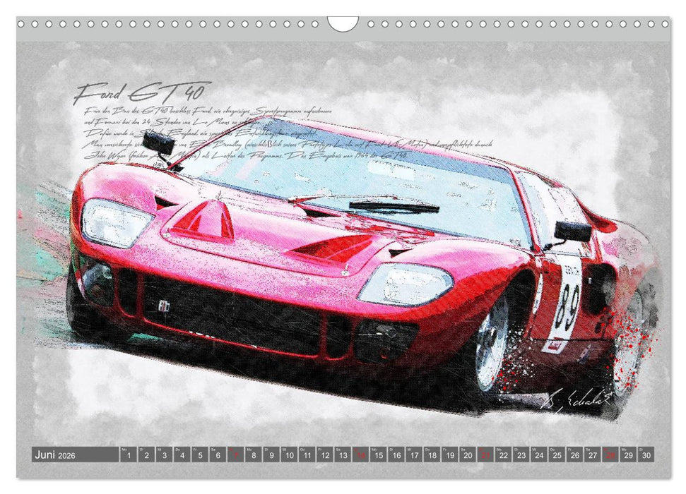 Rennsport am Limit (CALVENDO Wandkalender 2026)