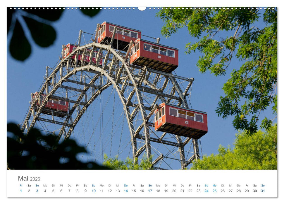 Traumhaftes Wien 2026 (CALVENDO Wandkalender 2026)