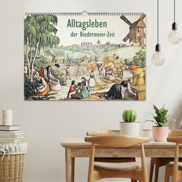 Alltagsleben der Biedermeier-Zeit (CALVENDO Wandkalender 2026)