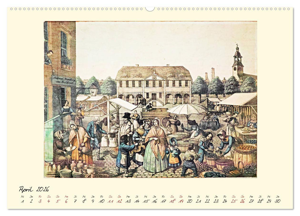 Alltagsleben der Biedermeier-Zeit (CALVENDO Wandkalender 2026)