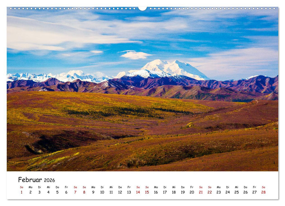 Alaska und Yukon, endlose Freiheit erleben (CALVENDO Wandkalender 2026)