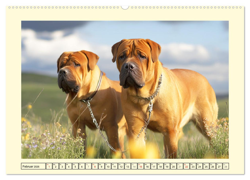Der Tosa Inu. Japans legendärer Mastiff (CALVENDO Wandkalender 2026)