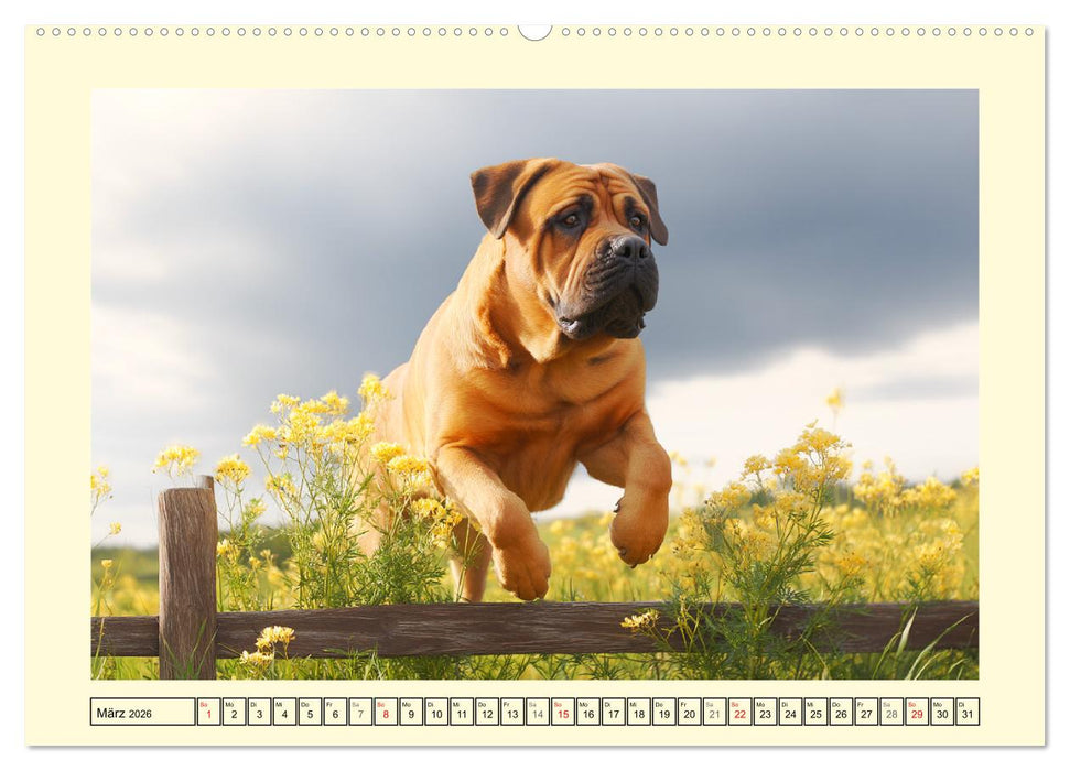 Der Tosa Inu. Japans legendärer Mastiff (CALVENDO Wandkalender 2026)