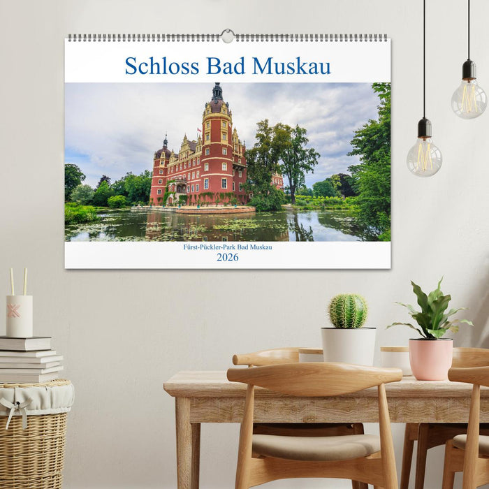Schloss Bad Muskau (CALVENDO Wandkalender 2026)