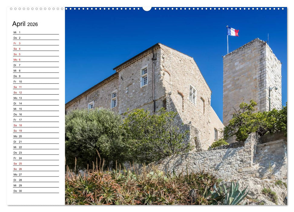 ANTIBES Idyllische Impressionen (CALVENDO Wandkalender 2026)
