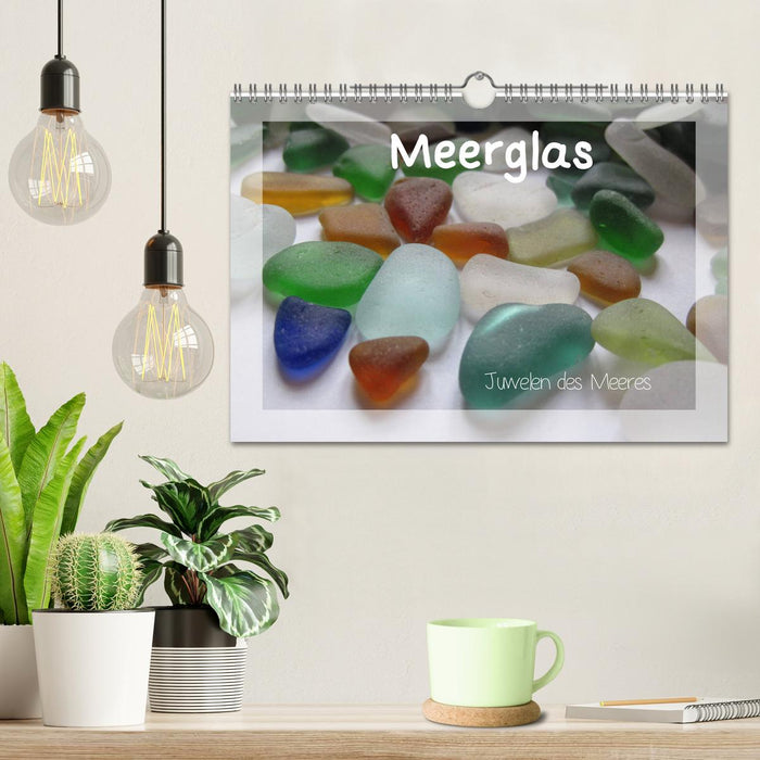 Meerglas - Juwelen der Meeres (CALVENDO Wandkalender 2026)