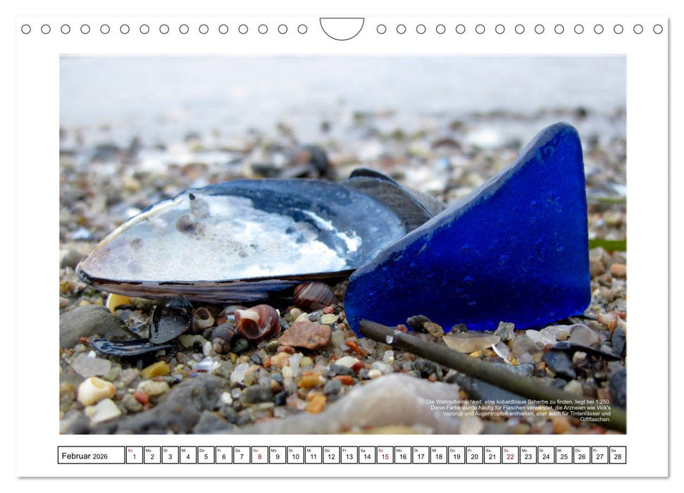 Meerglas - Juwelen der Meeres (CALVENDO Wandkalender 2026)