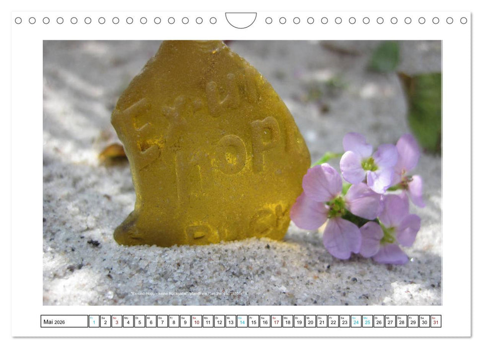 Meerglas - Juwelen der Meeres (CALVENDO Wandkalender 2026)