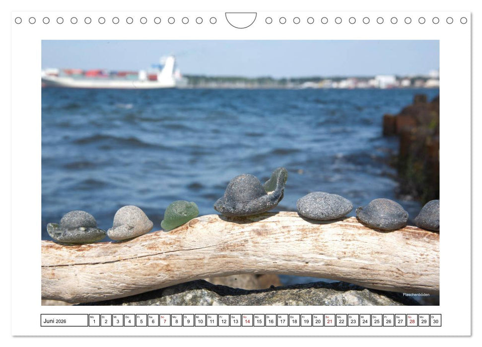 Meerglas - Juwelen der Meeres (CALVENDO Wandkalender 2026)