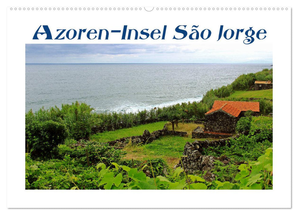 Azoren-Insel Sao Jorge – traumhafte Fajas auf dem grünsten Eiland Portugals (CALVENDO Wandkalender 2026)
