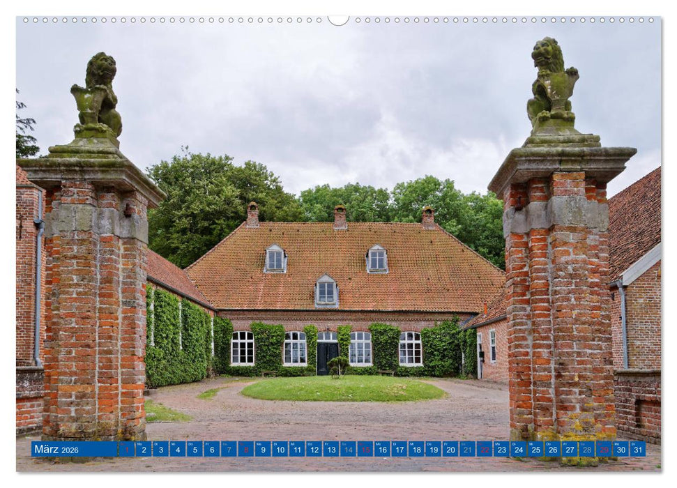 Die Krummhörn Gemeinde in Ostfriesland (CALVENDO Wandkalender 2026)