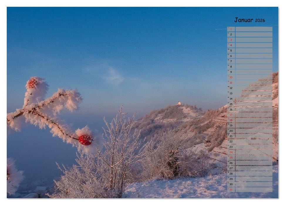 Rund um die Wurmlinger Kapelle (CALVENDO Wandkalender 2026)