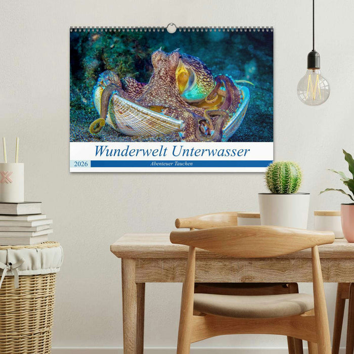 Wunderwelt Unterwasser (CALVENDO Wandkalender 2026)