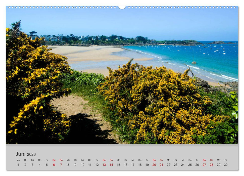 Die Schönheit der Bretagne (CALVENDO Wandkalender 2026)