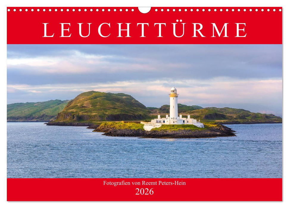 Leuchttürme des Nordens (CALVENDO Wandkalender 2026)