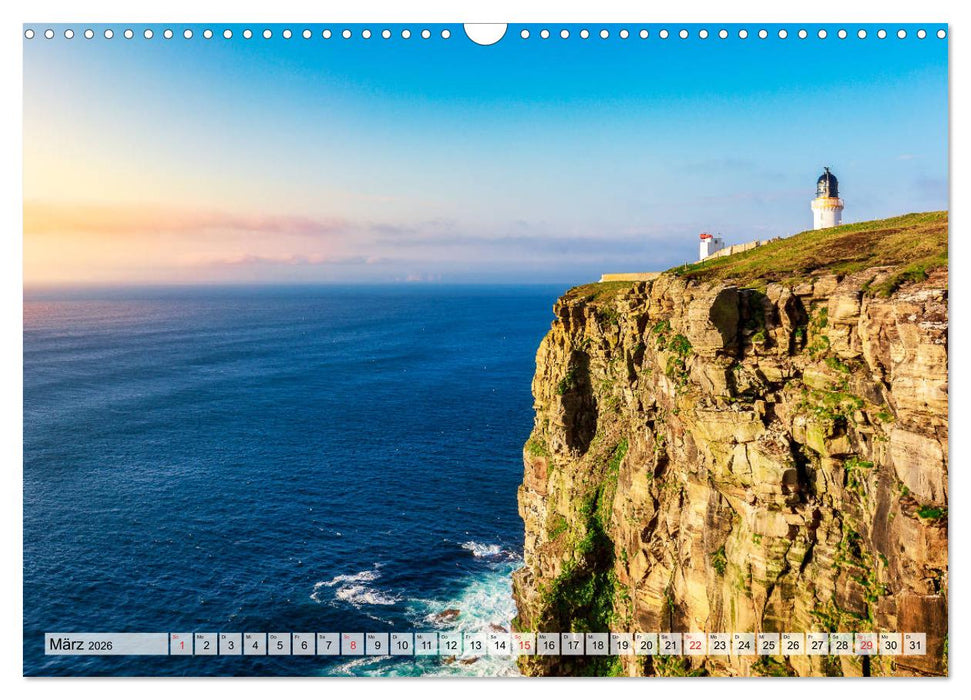 Leuchttürme des Nordens (CALVENDO Wandkalender 2026)