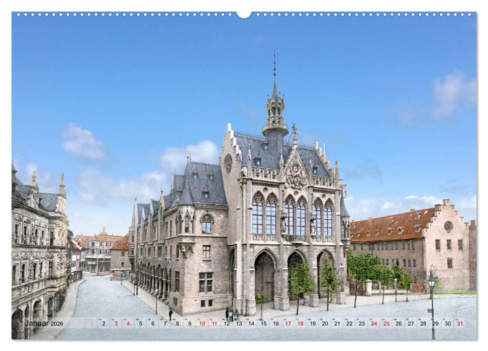 Thüringen um das Jahr 1900 – Fotos neu restauriert und detailcoloriert. (CALVENDO Wandkalender 2026)