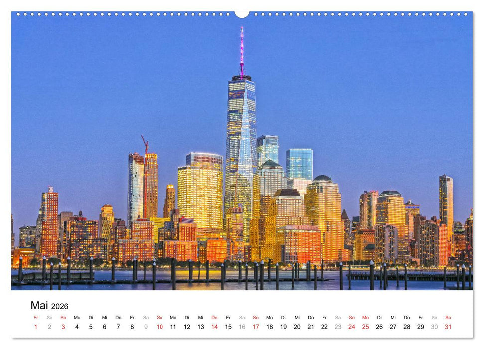 New York - New York. Impressionen der Mega-City (CALVENDO Wandkalender 2026)