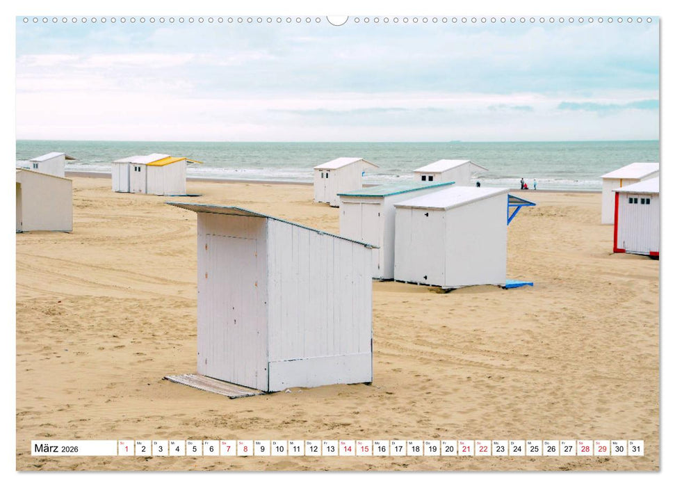 Blankenberge - belgischer Küstenort (CALVENDO Wandkalender 2026)