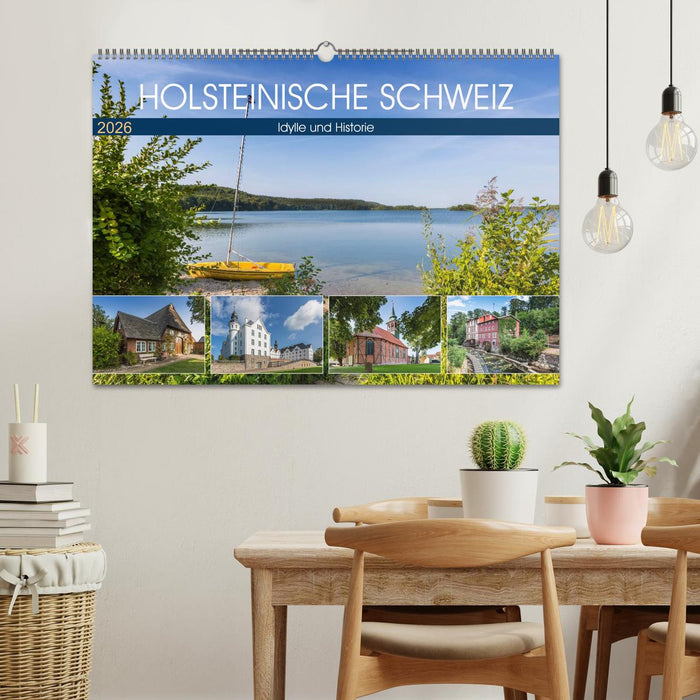 HOLSTEINISCHE SCHWEIZ Idylle und Historie (CALVENDO Wandkalender 2026)