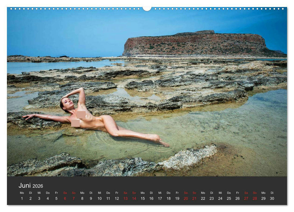 Aktfotografie am Meer (CALVENDO Wandkalender 2026)