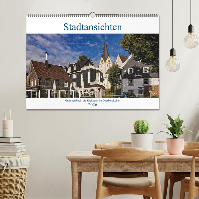 Stadtansichten, Gummersbach (CALVENDO Wandkalender 2026)