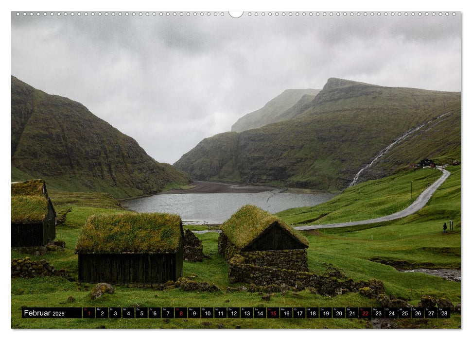 Landschaften Der Färöer (CALVENDO Wandkalender 2026)