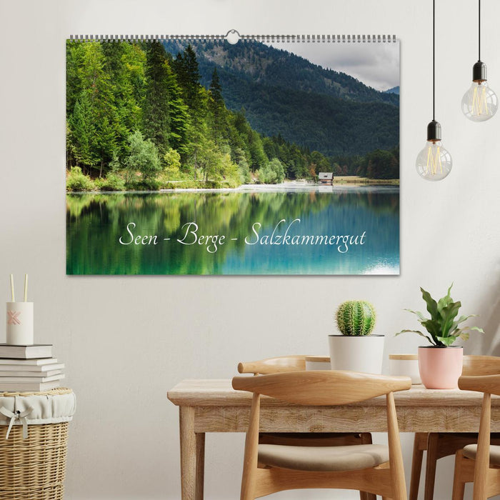 Seen - Berge - Salzkammergut (CALVENDO Wandkalender 2026)
