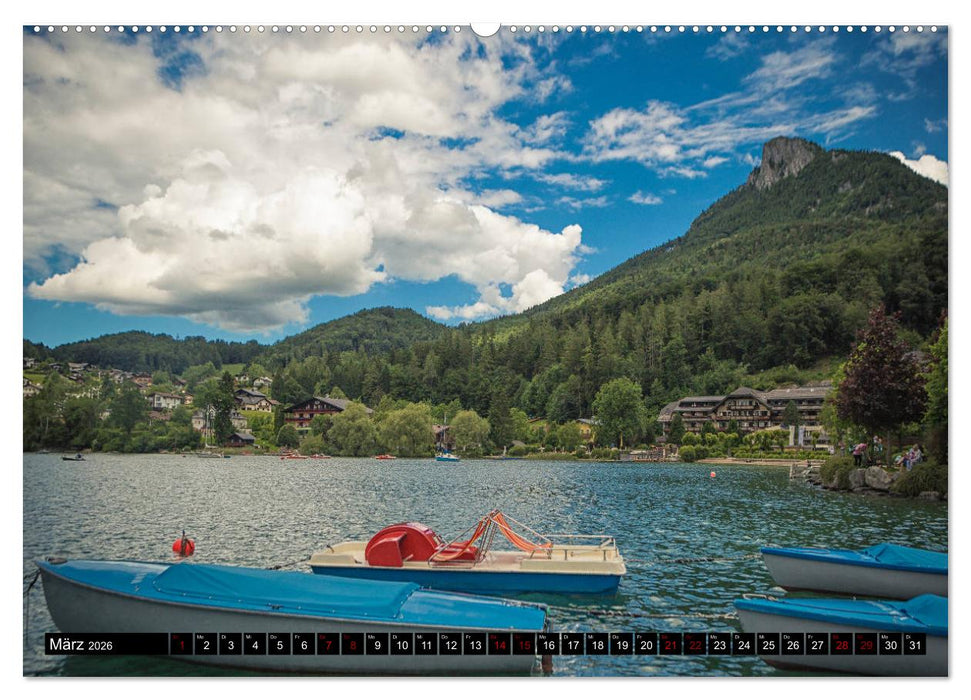 Seen - Berge - Salzkammergut (CALVENDO Wandkalender 2026)