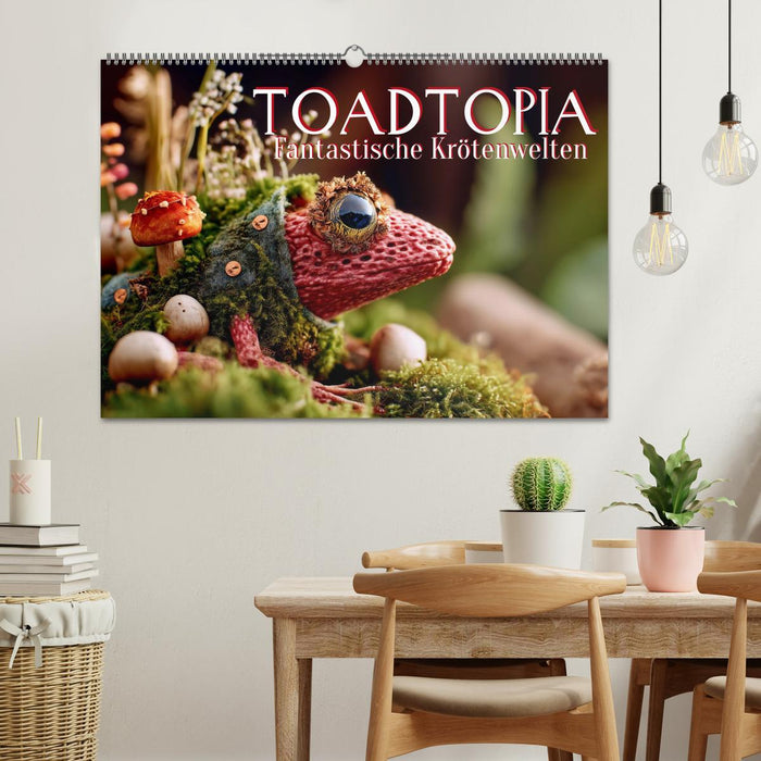 Toadtopia. Fantastische Krötenwelten (CALVENDO Wandkalender 2026)