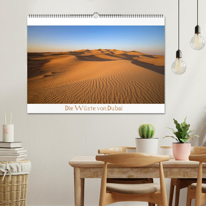 Die Wüste von Dubai (CALVENDO Wandkalender 2026)