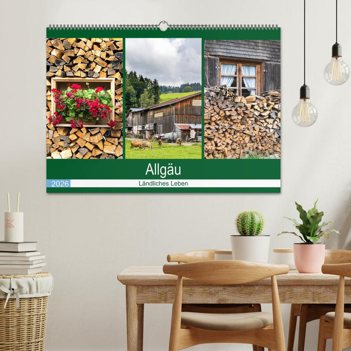 Allgäu - Landliches Leben (CALVENDO Wandkalender 2026)