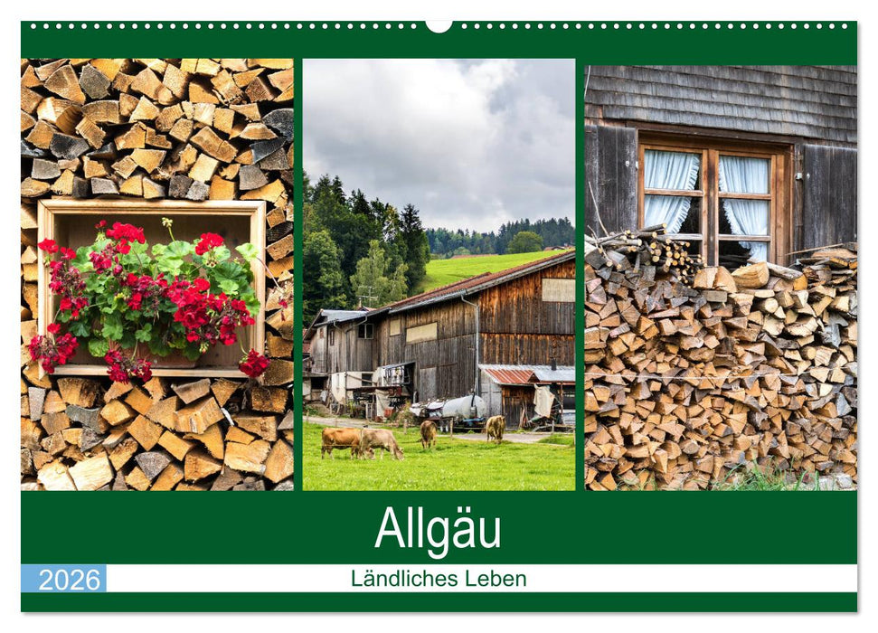Allgäu - Landliches Leben (CALVENDO Wandkalender 2026)