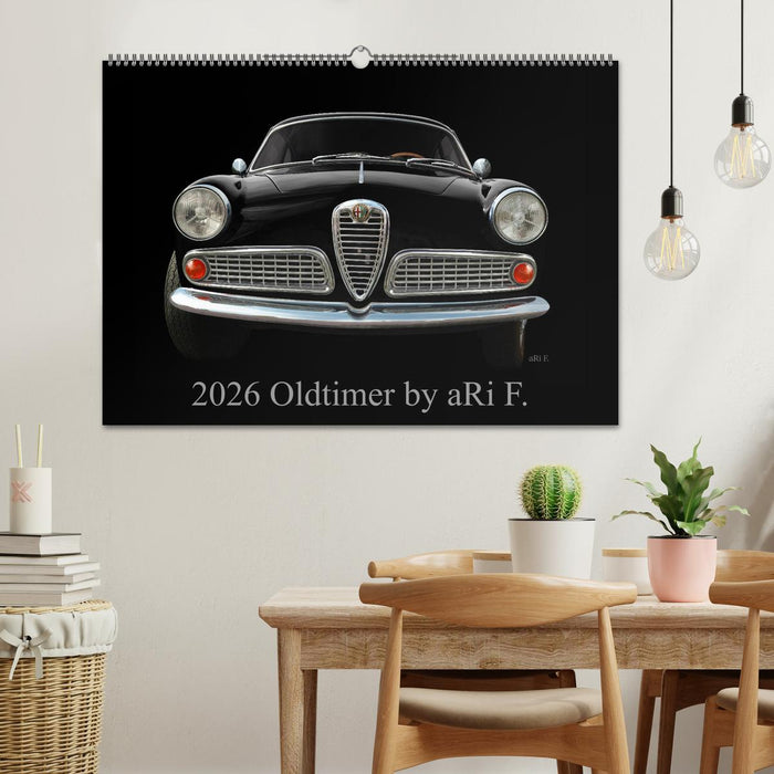 2026 Oldtimer by aRi F. (CALVENDO Wandkalender 2026)