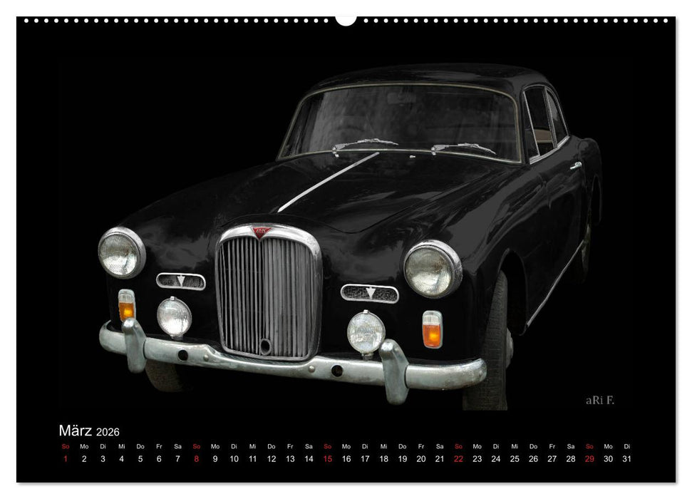 2026 Oldtimer by aRi F. (CALVENDO Wandkalender 2026)