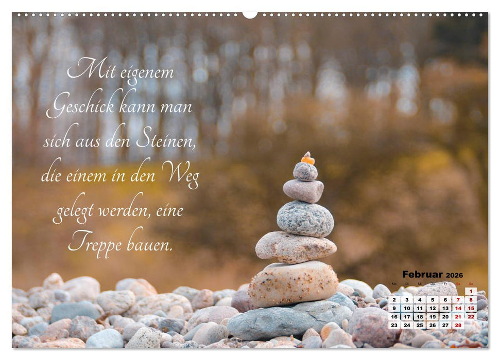 Chinesische Weisheiten (CALVENDO Wandkalender 2026)