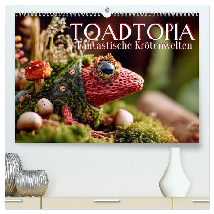 Toadtopia. Fantastische Krötenwelten (CALVENDO Premium Wandkalender 2026)