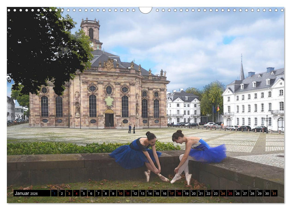 Das westliche Saarland klein aber fein (CALVENDO Wandkalender 2026)