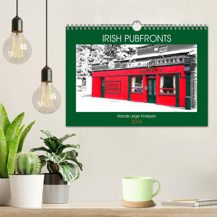 Irish Pubfronts - Irlands urige Kneipen (CALVENDO Wandkalender 2026)